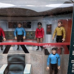 Playmates Star Trek Classic Figure Set TOS:Kirk+Spock+McCoy+Scotty 1993â­