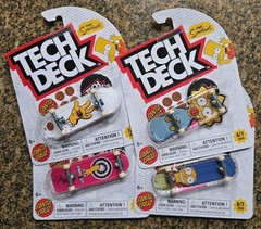 Tech Deck THE SIMPSONS Santa Cruz FINGERBOARDS Lot of (4) # 4-7 🔥🔥🔥