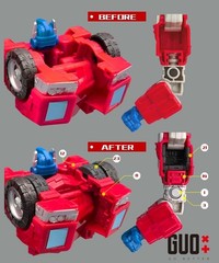 IN STOCK！GO BETTER Filler Upgrade Kit For Legacy United SDCC Orion Pax 3D Print