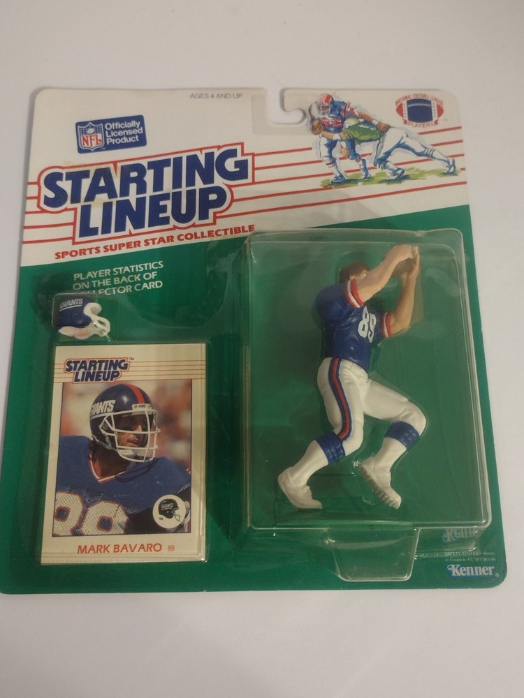 1988 Kenner Starting Lineup Mark Bavaro New York Giants NY In Dome