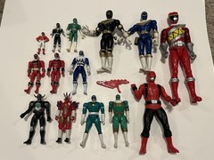 Power Rangers Action Figure Toys Lot Miscellaneous Mix As Pictured