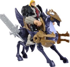 The Masters of the Universe He-Man & Stridor Steed, Savage Eternia Collectible S