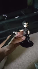Zack Fair Chibi Figure 11cm Final Fantasy VII Style Buster Sword PVC Model Toy