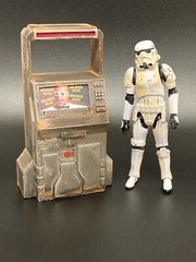 CUSTOM SCI FI ATM COMPUTER for 3.75 1/18 scale figure DIORAMA GI JOE (C45)