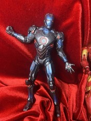 Marvel Legends Iron Man movie Figure Lot 6 Inch 2008 2002 Stealth Spiderman Dark