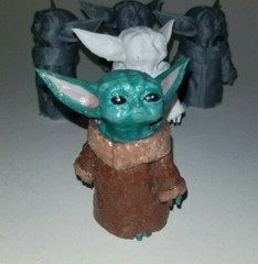 Baby Yoda The Child Figure DIY or Painted Miniature 3D Printed
