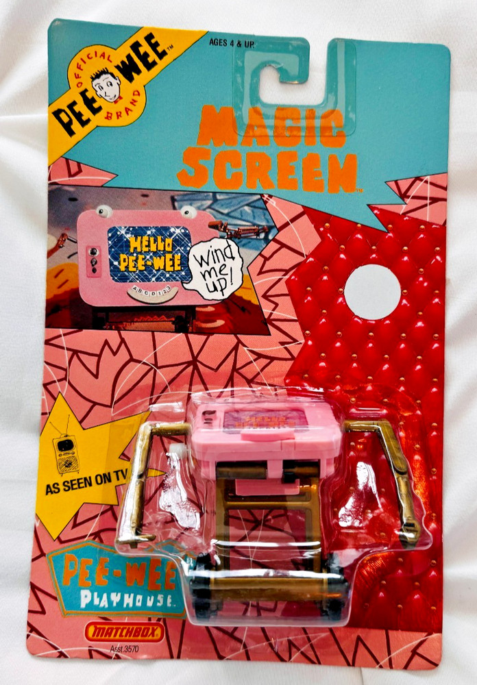 Magic Screen Figure Matchbox 1988 Pee Wee Herman Pee Wee’s Playhouse Vintage NEW