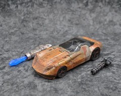 Custom Transformers Siege War for Cybertron netflix SPARKLESS BOT barricade