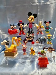 LOT OF 14 MIXED COLLECTIBLE TOY FIGURINES ACTION FIGURES MICKEY SNOOPY & MORE