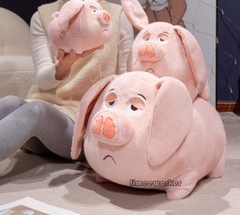 25-80cm Nezha Taiyi human flying pig plush toy Plush Toy Pillow Stuffed Pink