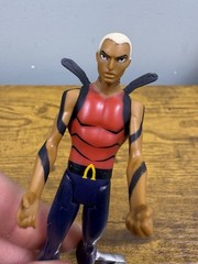 2011 DC Universe Young Justice Robin, Atom, Aqualad Action Figure 4” Mattel