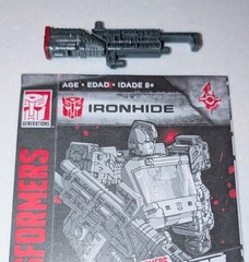 Transformers Siege Ironhide Weapon & Manual Lot War For Cybertron Wfc