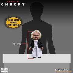 Mezco Toyz Bride of Chucky Mega Scale 15 Inch Talking Tiffany Figure