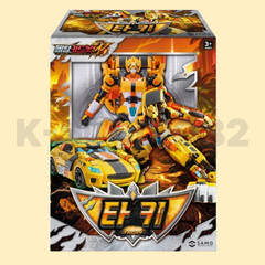 Metal Cardbot W Tachy Transformer Mecha Robot Sports Car Vehicle Animation Toy