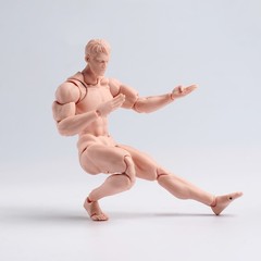 US Wind Toys 1/12 Pale Skin Flexible Man Jointed 6″ Male Action Figure Head Body