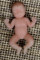 Lot of 2 NUDE Zuru 5 Surprise My Mini Baby Silicone 2.5-inch Collectible Doll