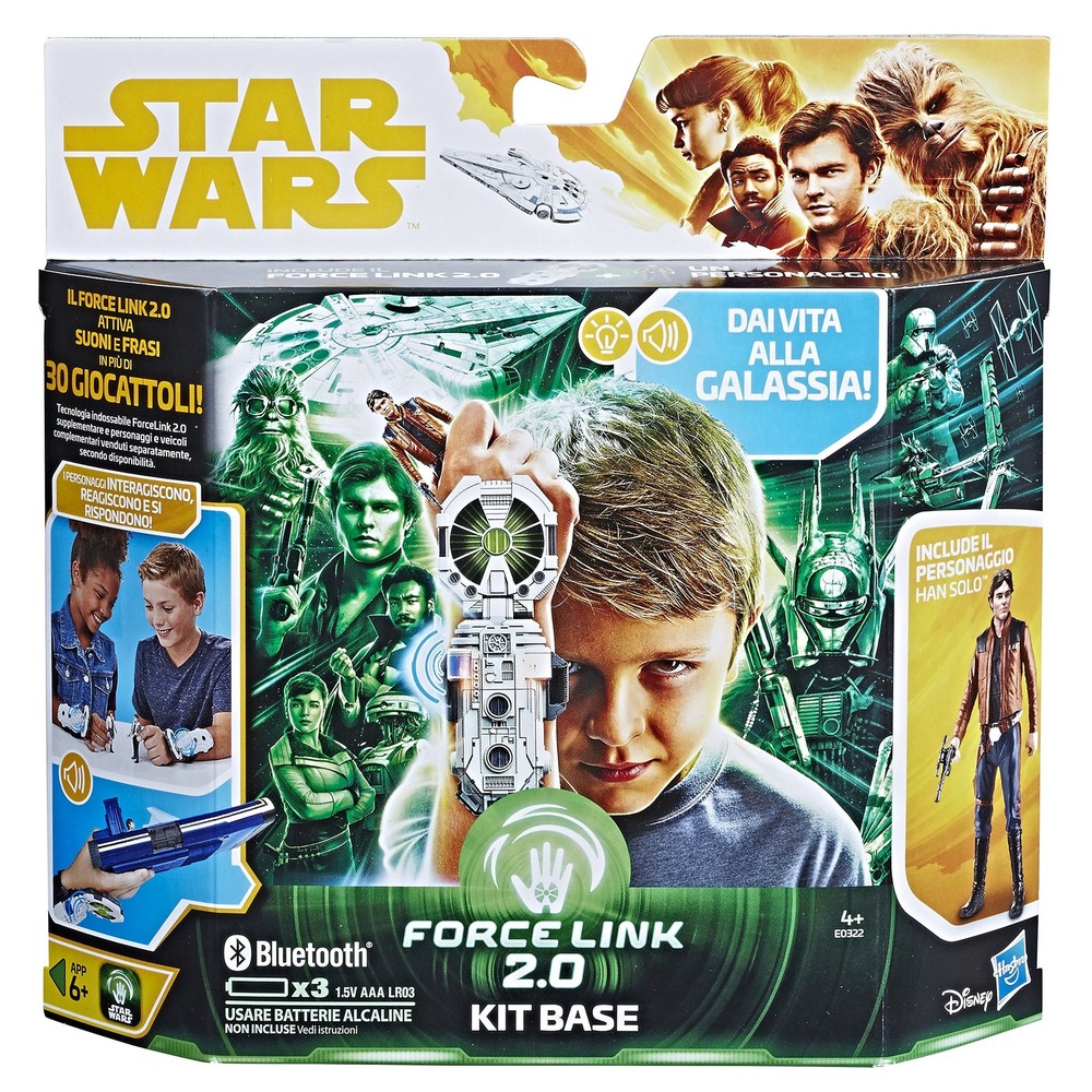 Star Wars E0322103 Starter-Set mit Han Solo (Force Link 2.0), Mehrfarbig