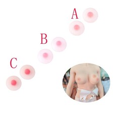 1/6 Female Silicone Breast Cover Nipple Accessories Chest Patches Fit 12″ Figure