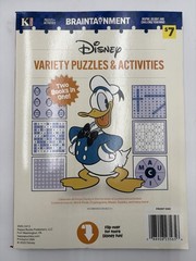 Disney Mickey & Donald Puzzle And Activity Book Ages 12+ NEW