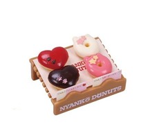 Nyanko Donut Mini Food Toy Figure Japanese Mystery Ball 1 Random Gashapon