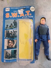LJN S.W.A.T. Hondo Fully Jointed Action Figure 1975 Vintage Police TV Show