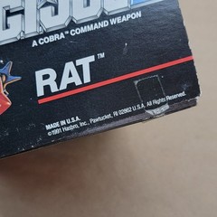 Vintage Hasbro 1991 G.I. Joe COBRA Rat Hovercraft Vehicle GI Joe Original Box