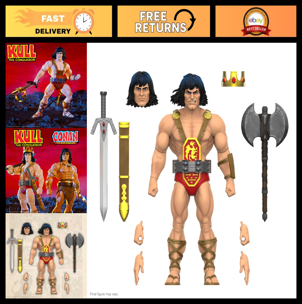 Kull Action Figure – Super7 Conan Comics ULTIMATES! Wave 02 Collectible Toy