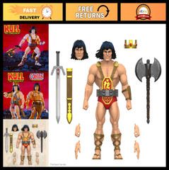 Kull Action Figure – Super7 Conan Comics ULTIMATES! Wave 02 Collectible Toy