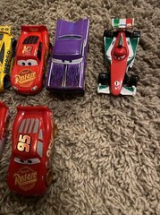 Disney Pixar Die Cast Plastic Lot Of 8