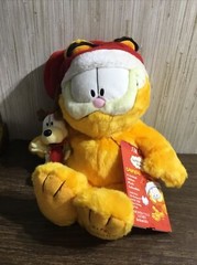 Garfield & Odie Macy’s Limited Edition 25 Years Christmas Plush Cat Dog 18″ book