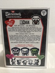 Skelanimals Maxx Bulldog Glow In The Dark Vinyl Figure NEW creepy