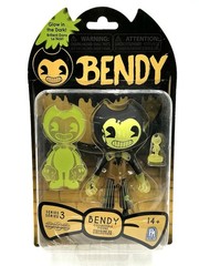 New – BENDY SERIES 3 – DARK REVIVAL – INK MACHINE 5″ Action Figure GLOW-IN-DARK