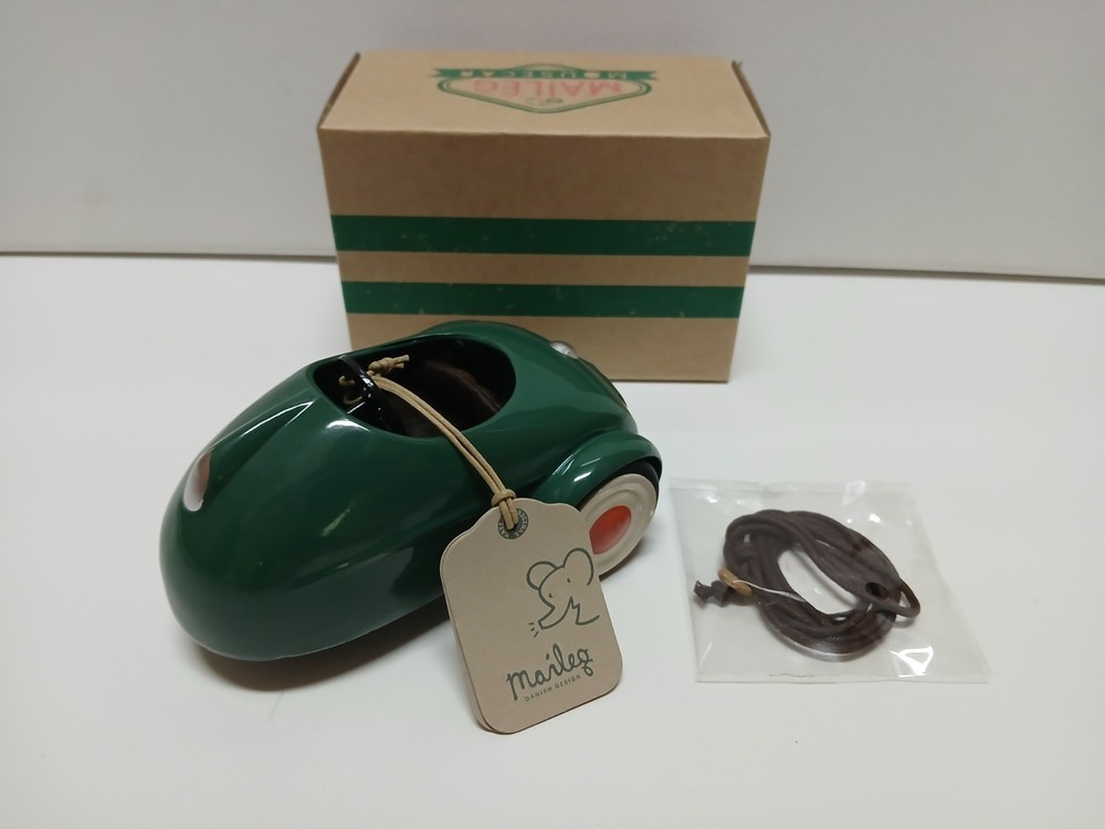 Maileg Mouse Car – Dark Green NIB