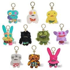 12cm Fuggler Ugly Monsters Rabid Rabbit Plush Keychain Handbag Ornament