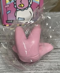 My Friend Pink Rabbit Inspired Cartoon Novelty Figure Mini Toy Lot SET OF 6