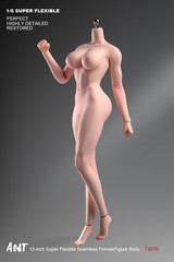 US ANT 1/6 T307B Pale Skin Muscular Girl 12″ Female Action Figure Body Toys