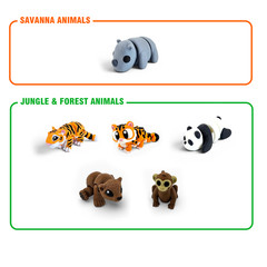 Pick-A-Mini Collectible Figures – Durable Fidget Desk Pets (Mix & Match Toys)