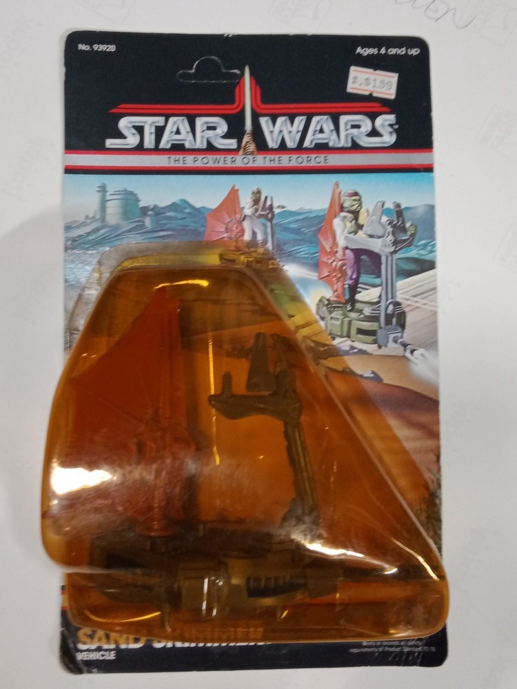 Vintage Kenner 1984 Star Wars POTF ~ One Man Sand Skimmer ~Unpunched~ MOC ~ NICE