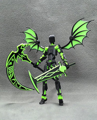 T13 Action Figure Set – Titan 13 Robot, Dummy 13, 3D Printed Lucky 13 for Collec