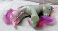 My Little Pony Loop-De-La Ballet Slippers, Lt Silvery green, Purple/Pink Mane G3