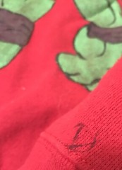 Vintage Homemade Teenage Mutant Ninja Turtle Kids Sweat Shirt Pants TMNT 1988