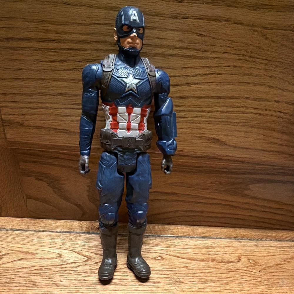 Captain America Franchise Action Figure Blue Red Silver Gray Plastic