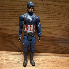Captain America Franchise Action Figure Blue Red Silver Gray Plastic
