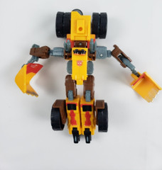 2004 TRANSFORMER SCOOP or BULLDOZER Hasbro Takara Yellow Black