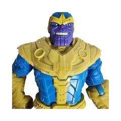 Marvel Avengers Thanos Action Figure Blue Gold Armor 7.5 Inch Comic Style