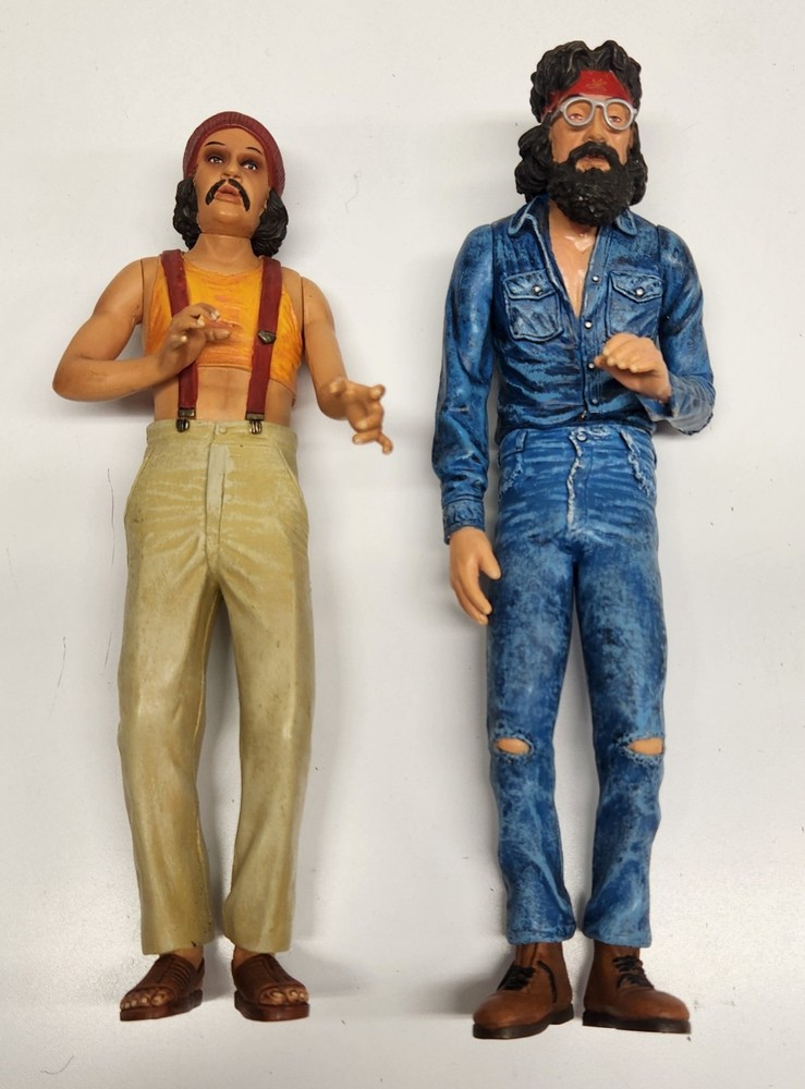 NECA Cheech and Chong Figures Reel Toys Up in Smoke Vintage Loose Free Shipping