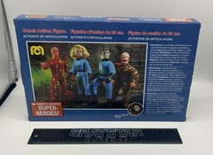 2025 Mego Fantastic Four 8” Action Figure Replica 4pk Set NIB In Hand Disney
