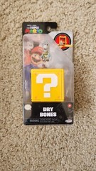 Jakks Pacific Super Mario Bros Movie Dry Bones 1.25 in Mini Figure BRAND NEW