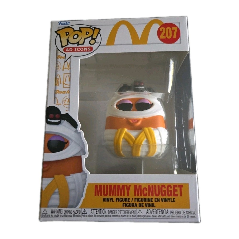 McDonalds MUMMY McNUGGET 3.75″ POP VINYL FIGURE AD ICONS NEW 207 FUNKO
