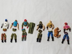 GI Joe 6 ARAH Action Figure Lot ZARANA GNAWGAHYDE BACKBLAST HARDBALL LAW&ORDER